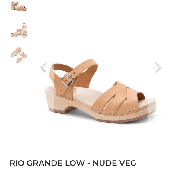 Sandgrens sandal clogs in nude - Picture 3 of 9